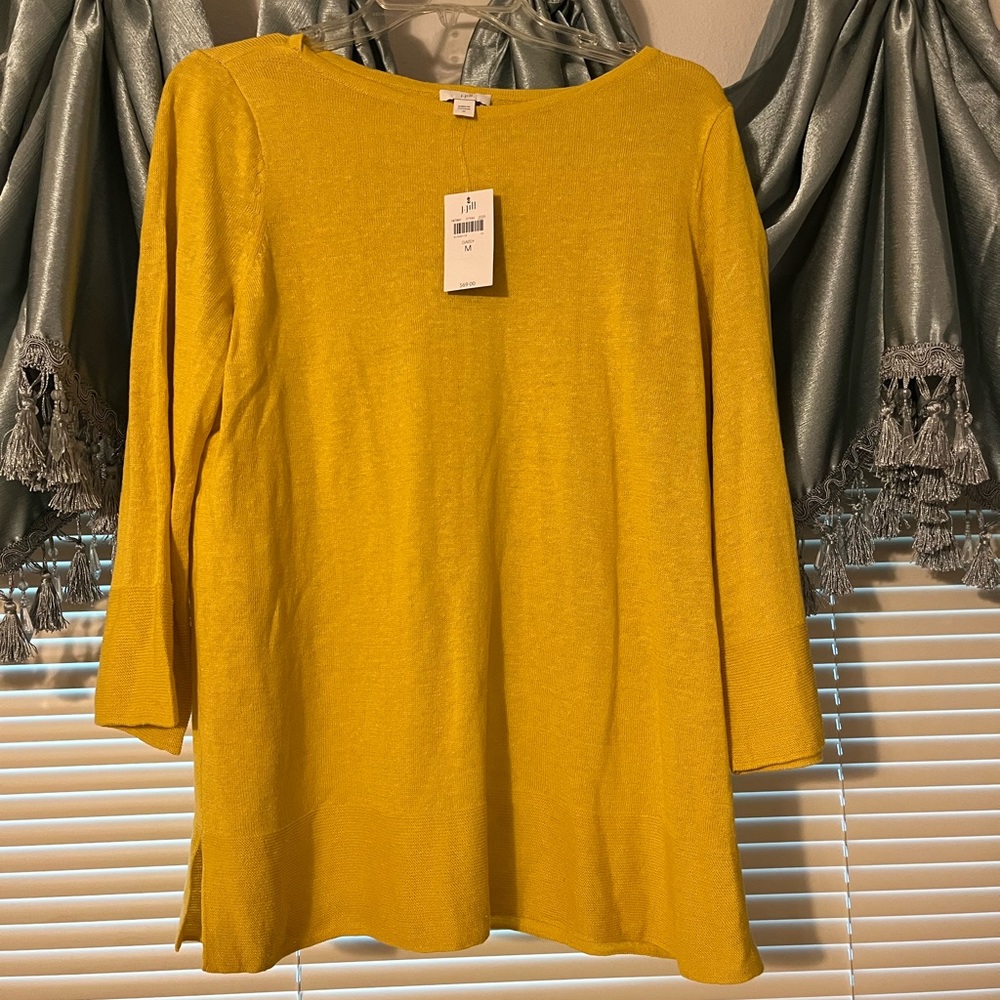 J. Jill Daisy size Medium Lightweight Loose-Fitting Sweater NWT